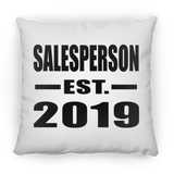 Salesperson Established EST. 2019 - Throw Pillow