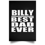 Billy Best Dad Ever - Poster Portrait