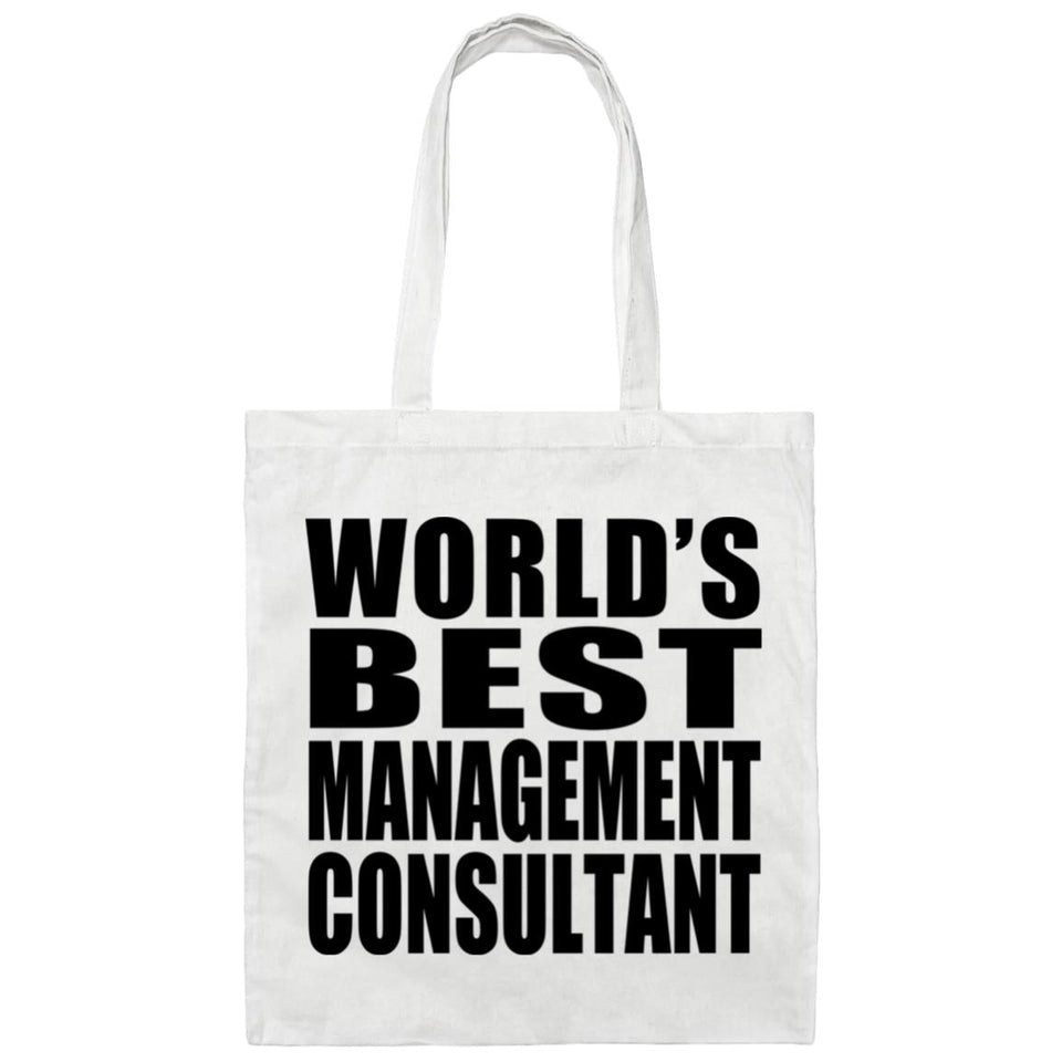 World's Best Management Consultant - Tote Bag White