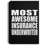 Most Awesome Insurance Underwriter - Canvas Portrait