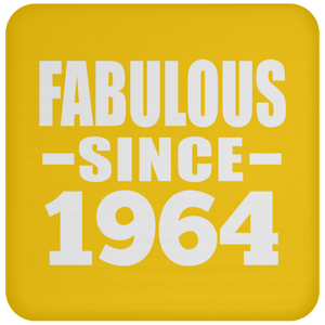 60th Birthday Fabulous Since 1964 - Drink Coaster