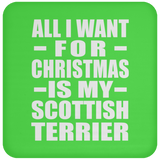 All I Want For Christmas Is My Scottish Terrier - Coaster
