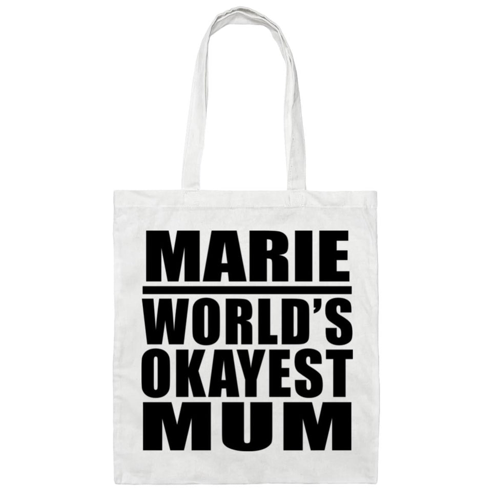 Marie World's Okayest Mum - Tote Bag White