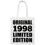26th Birthday Original 1998 Limited Edition - Tote Bag White