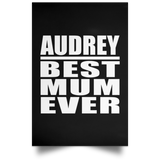 Audrey Best Mum Ever - Poster Portrait