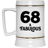 68th Birthday 68 & Fabulous - Beer Stein