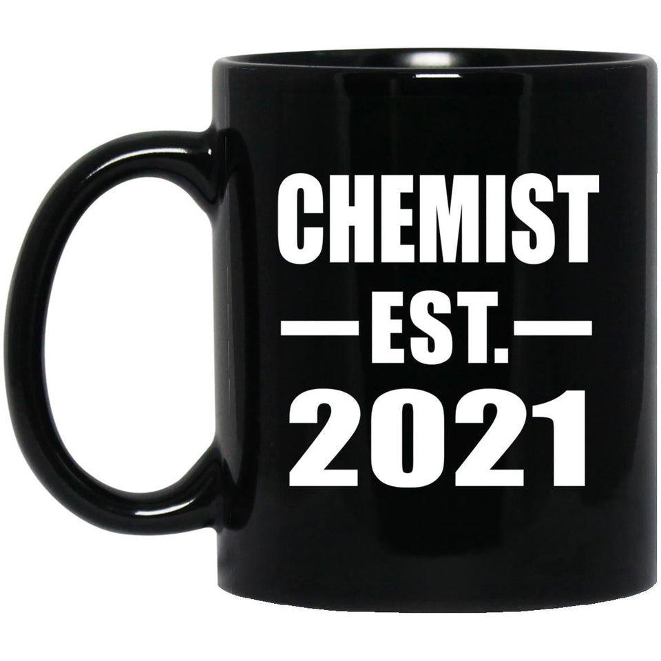 Chemist Established EST. 2021 - 11oz Coffee Mug Black