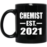 Chemist Established EST. 2021 - 11oz Coffee Mug Black