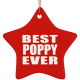 Best Poppy Ever - Star Ornament