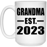 Grandma Established EST. 2023 - 15oz Coffee Mug
