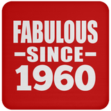64th Birthday Fabulous Since 1960 - Drink Coaster