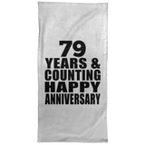 Happy 79th Anniversary 79 Years & Counting - Hand Towel