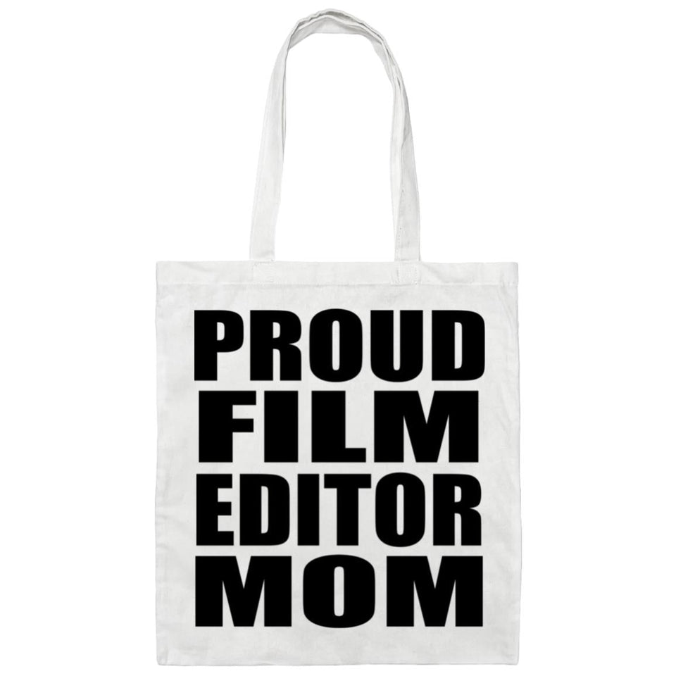 Proud Film Editor Mom - Tote Bag White