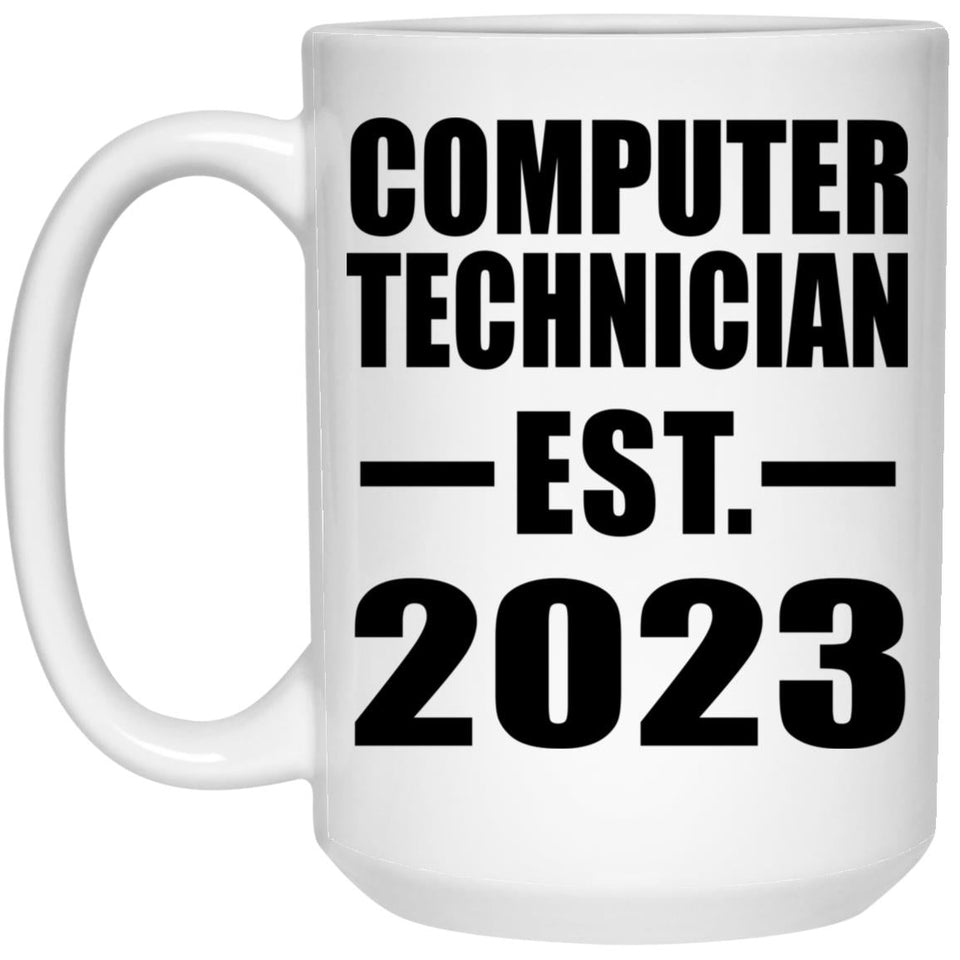 Computer Technician Established EST. 2023 - 15oz Coffee Mug