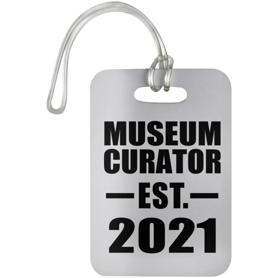 Museum Curator Established EST. 2021 - Luggage Bag Tag