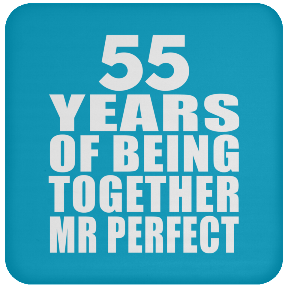 55th Anniversary 55 Years Of Being Mr Perfect - Drink Coaster