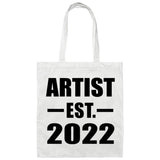 Artist Established EST. 2022 - Tote Bag White