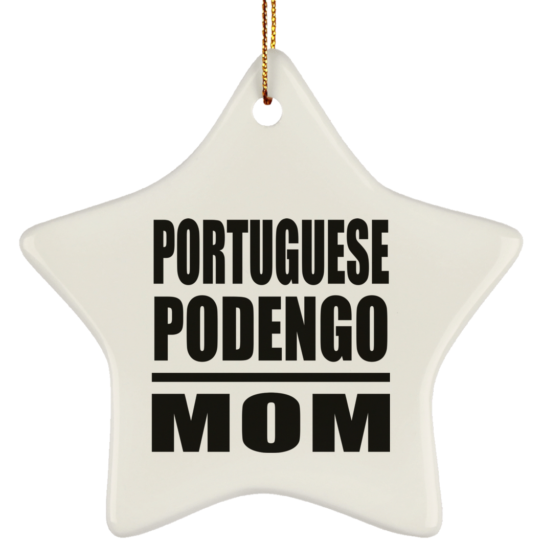 Portuguese Podengo Mom - Star Ornament