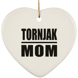 Tornjak Mom - Heart Ornament