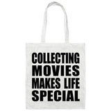 Collecting Movies Makes Life Special - Tote Bag White