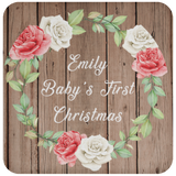 Emily Baby's First Christmas - Drink Coaster B