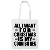 All I Want For Christmas Is My Cornish Rex - Tote Bag White