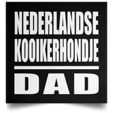 Nederlandse Kooikerhondje Dad - Poster Square