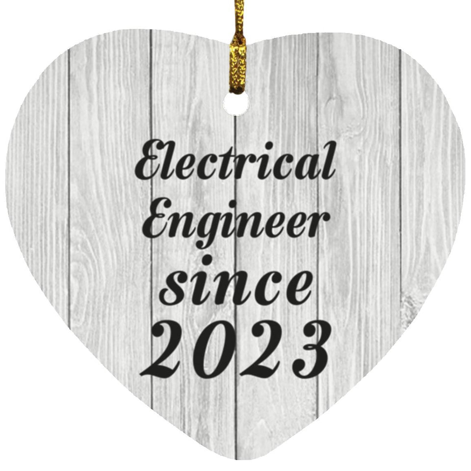 Electrical Engineer Since 2023 - Heart Ornament F