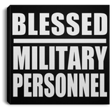 Blessed Military Personnel - Canvas Square