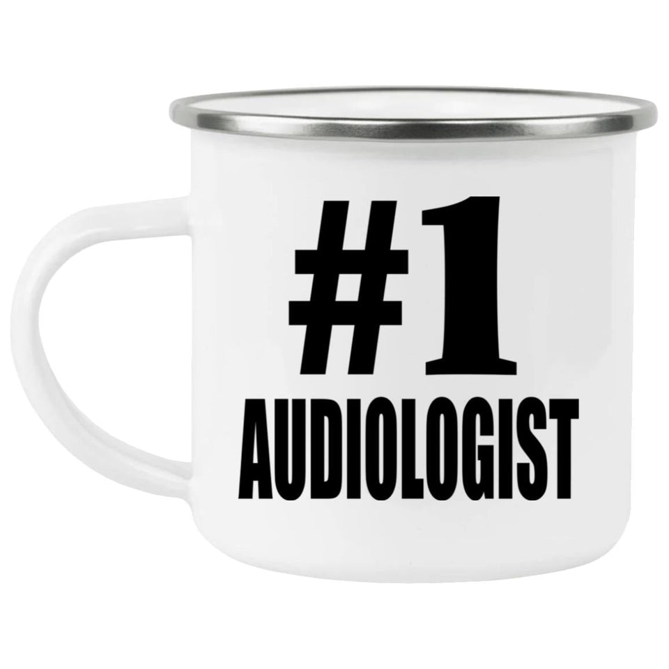 Number One #1 Audiologist - 12oz Camping Mug
