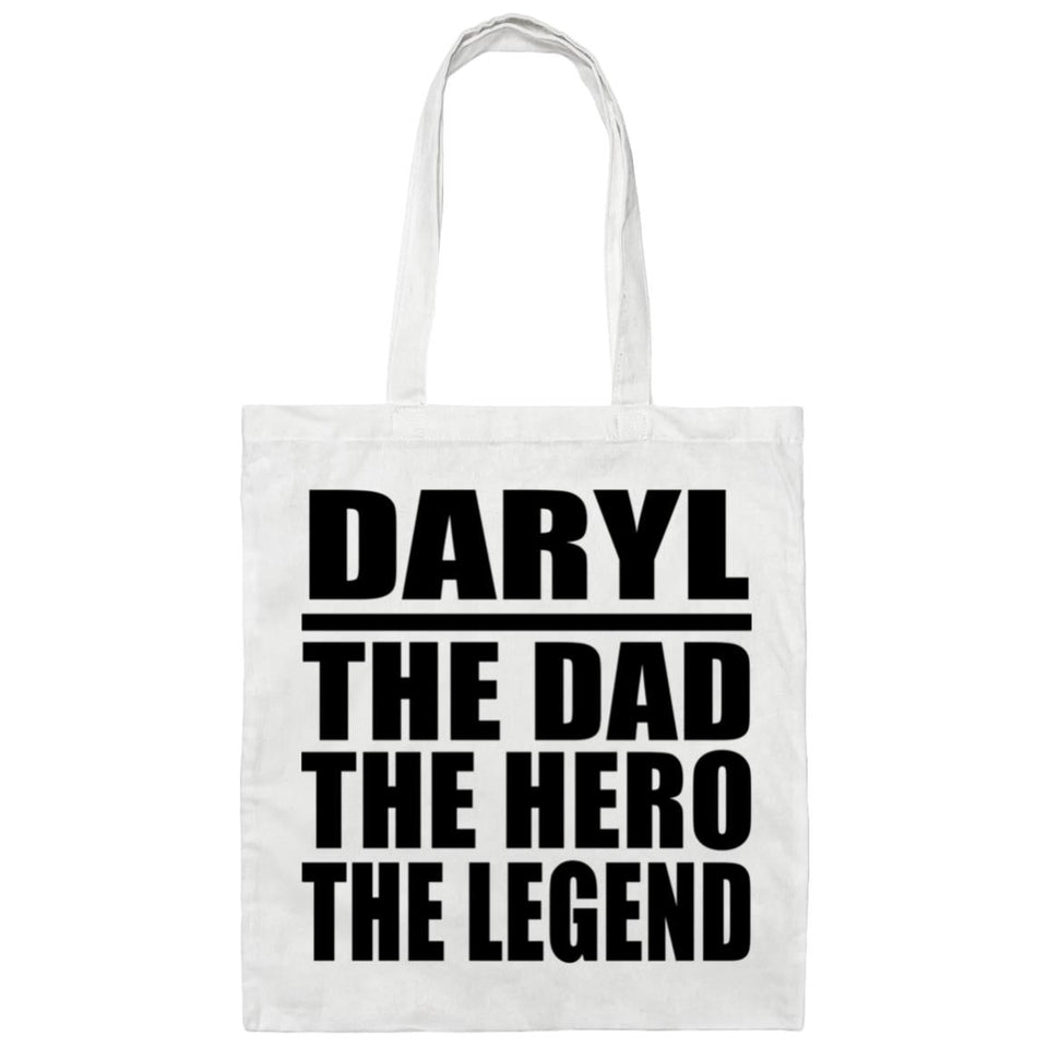 Daryl The Dad The Hero The Legend - Tote Bag White