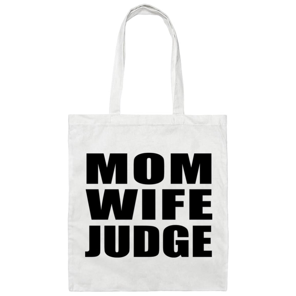 Mom Wife Judge - Tote Bag White
