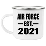 Air Force Established EST. 2021 - 12oz Camping Mug