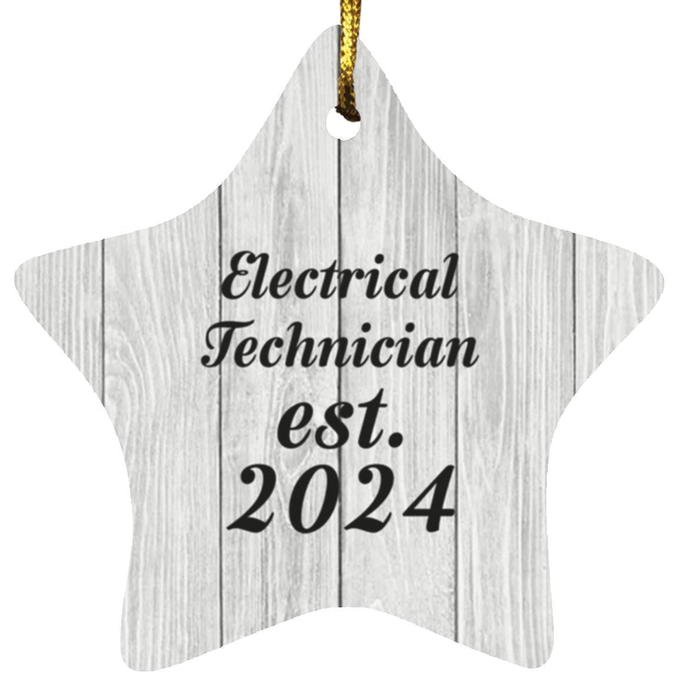 Electrical Technician Established Est. 2024 - Star Ornament F