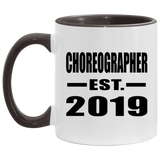 Choreographer Established EST. 2019 - 11oz Accent Mug Black