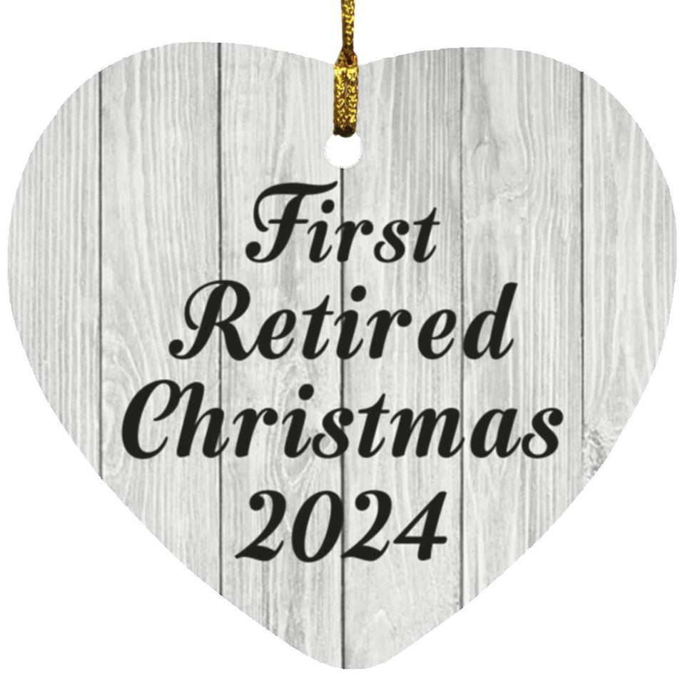 First Retired Christmas 2024 - Heart Ornament F