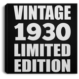 94th Birthday Vintage 1930 Limited Edition - Canvas Square