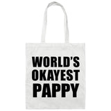 World's Okayest Pappy - Tote Bag White