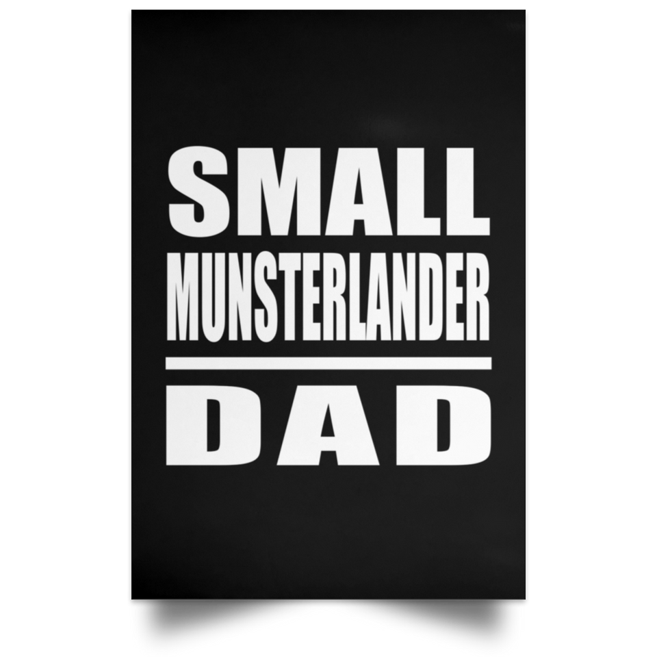 Small Munsterlander Dad - Poster Portrait