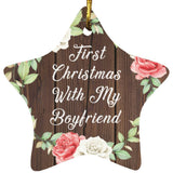 First Christmas With My Boyfriend - Star Ornament A