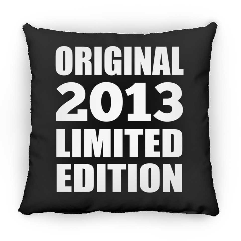 11th Birthday Original 2013 Limited Edition - Throw Pillow Black