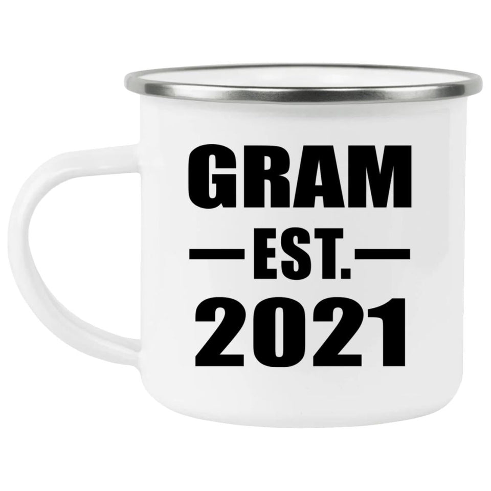 Gram Established EST. 2021 - 12oz Camping Mug