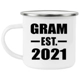 Gram Established EST. 2021 - 12oz Camping Mug