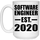Software Engineer Established EST. 2020 - 15oz Coffee Mug