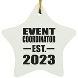 Event Coordinator Established EST. 2023 - Star Ornament