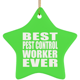 Best Pest Control Worker Ever - Star Ornament