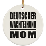 Deutscher Wachtelhund Mom - Circle Ornament