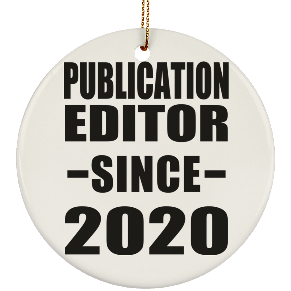 Publication Editor Since 2020 - Circle Ornament