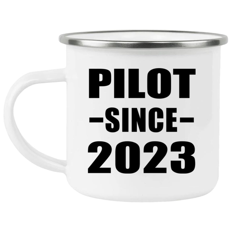 Pilot Since 2023 - 12oz Camping Mug