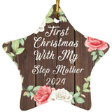 First Christmas With My Step Mother 2024 - Star Ornament A